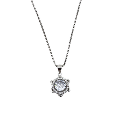 Silver Celestial Star Necklace