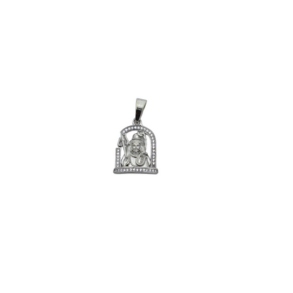 Silver Shiv Ji Pendant with Chain