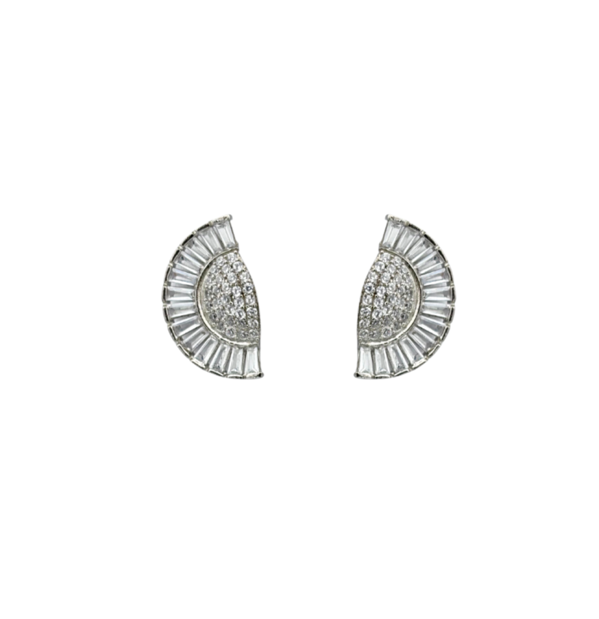 Silver Blossom Studs