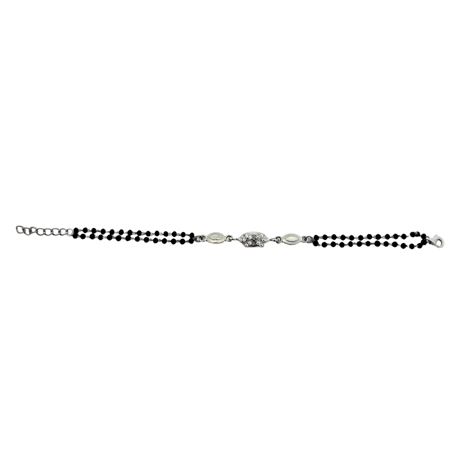 Silver Beaded Bliss Bracelet