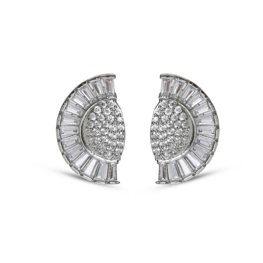 Silver Blossom Studs