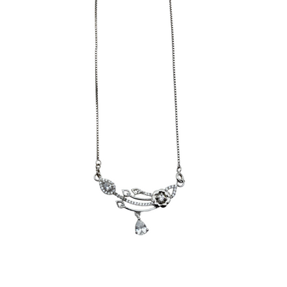 Silver Mangalsutra Royale Pendant with Chain