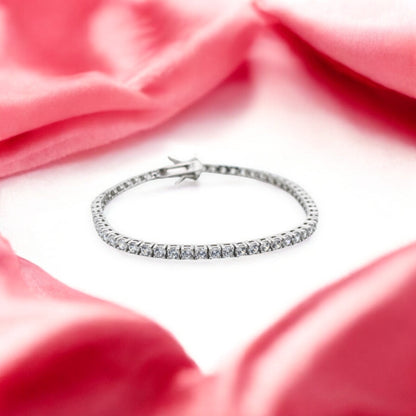 Single Line Tennis Bracelet
