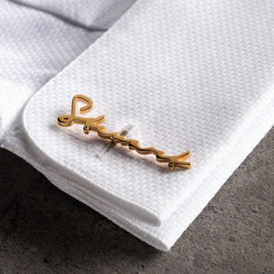 Personalized Name Cufflinks For Groomsmen Gifts