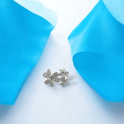 Silver Divine Flower Ring