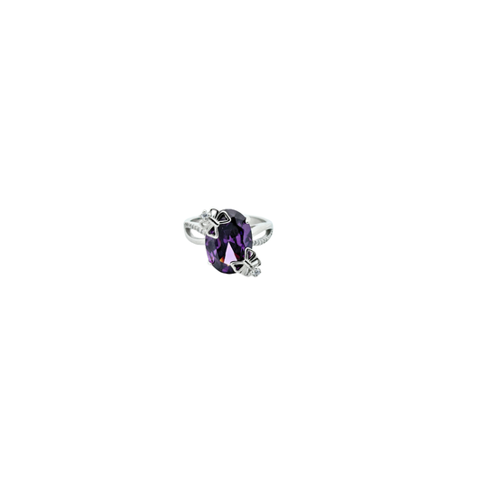 Oval Amethyst Ring